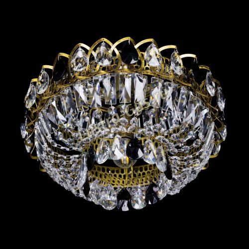 Люстра Астра Бутон №1 черная под бронзу в Самаре Гусь Хрустальный