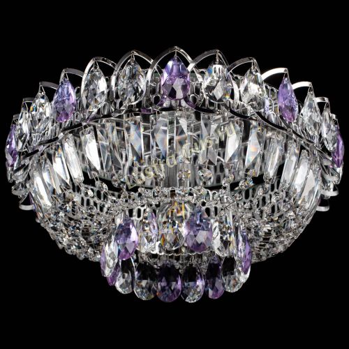 Люстра Астра Бутон №1 фиолетовая в Самаре Гусь Хрустальный