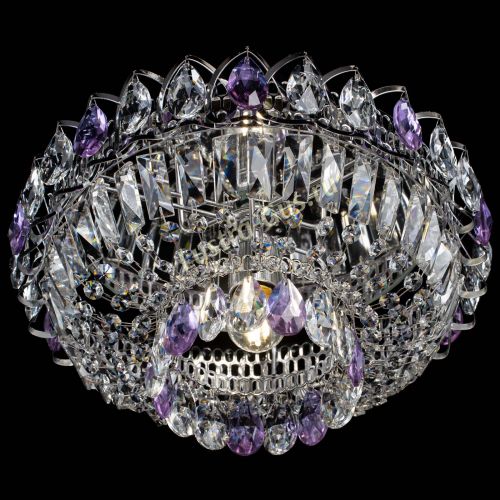 Люстра Астра Бутон №1 фиолетовая в Самаре Гусь Хрустальный