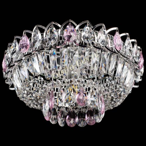 Люстра Астра Бутон №1 розовая в Самаре Гусь Хрустальный