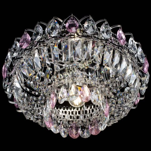 Люстра Астра Бутон №1 розовая в Самаре Гусь Хрустальный