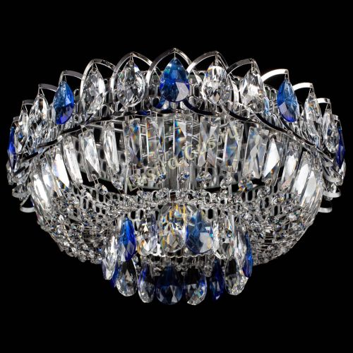 Люстра Астра Бутон №1 синяя в Самаре Гусь Хрустальный