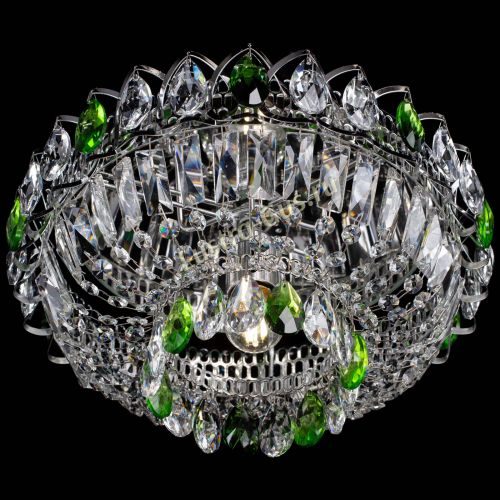 Люстра Астра Бутон №1 зеленая в Самаре Гусь Хрустальный