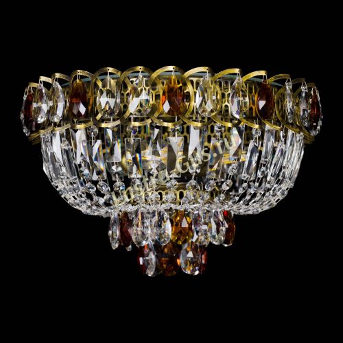 Люстра Астра Бутон №3 чайная под бронзу в Самаре Гусь Хрустальный