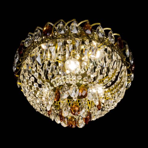 Люстра Астра Бутон №3 чайная под бронзу в Самаре Гусь Хрустальный