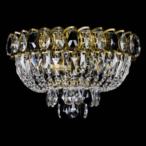 Люстра Астра Бутон №3 черная под бронзу в Самаре Гусь Хрустальный