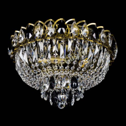 Люстра Астра Бутон №3 черная под бронзу в Самаре Гусь Хрустальный