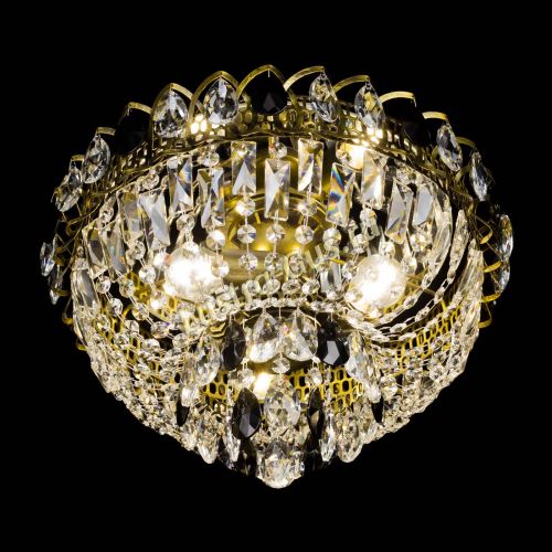 Люстра Астра Бутон №3 черная под бронзу в Самаре Гусь Хрустальный