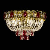 Люстра Астра Бутон №3 красная под бронзу в Самаре