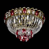 Люстра Астра Бутон №3 красная под бронзу в Самаре