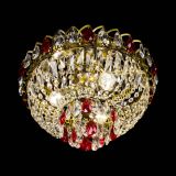 Люстра Астра Бутон №3 красная под бронзу в Самаре