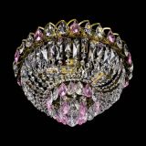 Люстра Астра Бутон №3 розовая под бронзу в Самаре