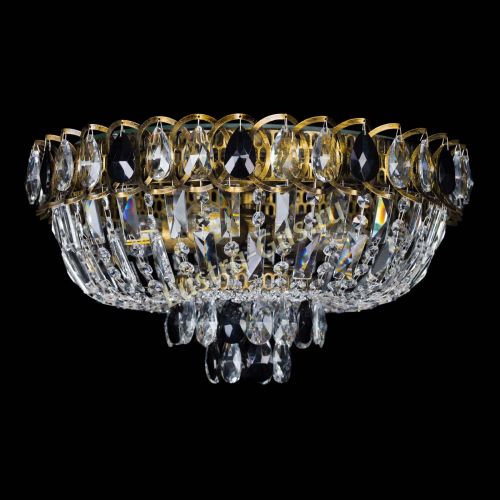 Люстра Астра Бутон №5 черная под бронзу в Самаре Гусь Хрустальный