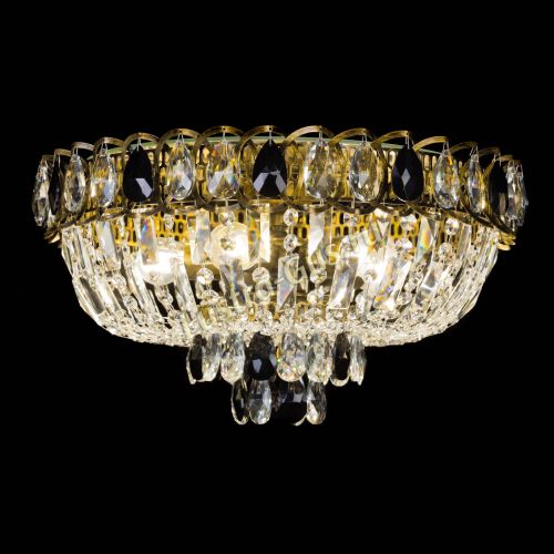 Люстра Астра Бутон №5 черная под бронзу в Самаре Гусь Хрустальный