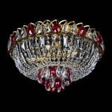 Люстра Астра Бутон №5 красная под бронзу в Самаре