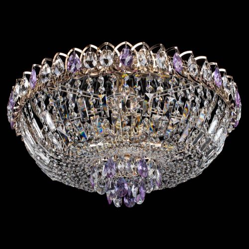 Люстра Астра Бутон №5 фиолетовая в Самаре Гусь Хрустальный