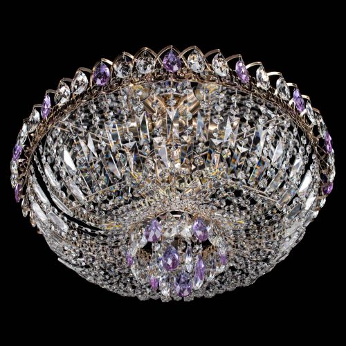 Люстра Астра Бутон №5 фиолетовая в Самаре Гусь Хрустальный