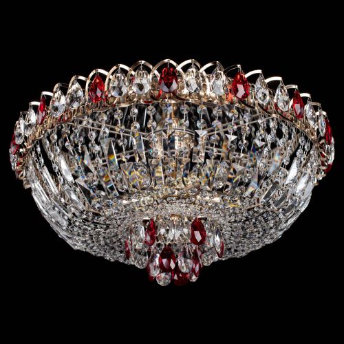 Люстра Астра Бутон №5 красная в Самаре Гусь Хрустальный