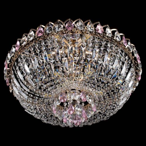 Люстра Астра Бутон №5 розовая в Самаре Гусь Хрустальный