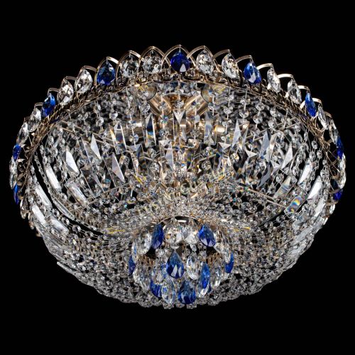 Люстра Астра Бутон №5 синяя в Самаре Гусь Хрустальный