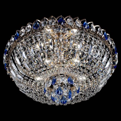 Люстра Астра Бутон №5 синяя в Самаре Гусь Хрустальный