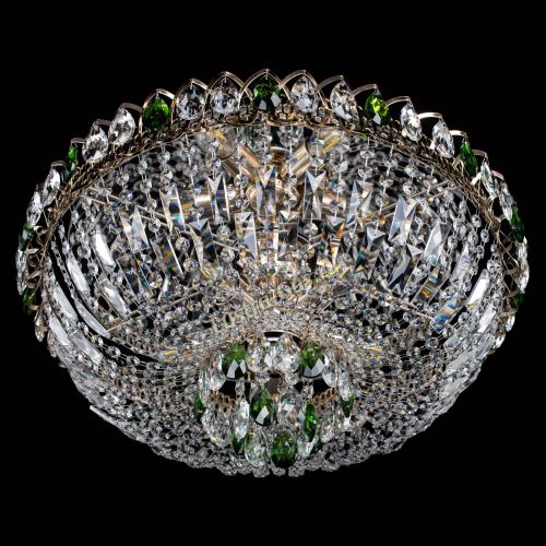 Люстра Астра Бутон №5 зеленая в Самаре Гусь Хрустальный