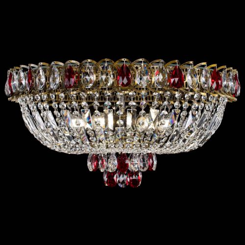 Люстра Астра Бутон №6 под бронзу Красная в Самаре Гусь Хрустальный