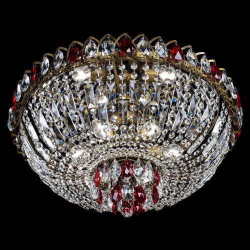 Люстра Астра Бутон №6 под бронзу Красная в Самаре Гусь Хрустальный