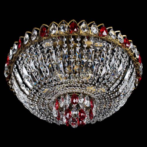 Люстра Астра Бутон №6 под бронзу Красная в Самаре Гусь Хрустальный