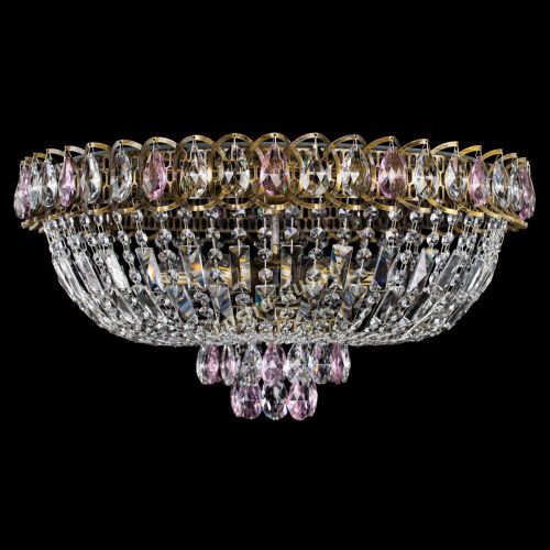 Люстра Астра Бутон №6 под бронзу Розовая в Самаре Гусь Хрустальный