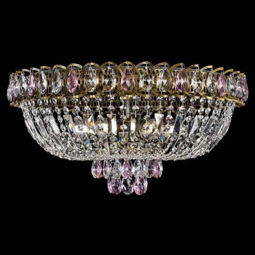 Люстра Астра Бутон №6 под бронзу Розовая в Самаре Гусь Хрустальный