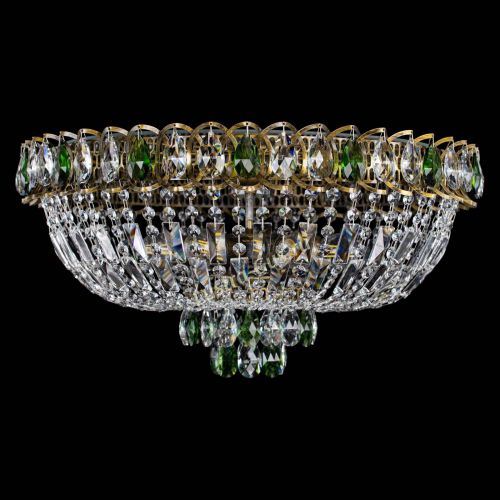 Люстра Астра Бутон №6 под бронзу Зеленая в Самаре Гусь Хрустальный