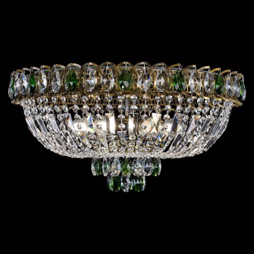 Люстра Астра Бутон №6 под бронзу Зеленая в Самаре Гусь Хрустальный