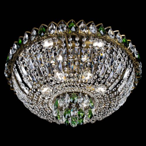 Люстра Астра Бутон №6 под бронзу Зеленая в Самаре Гусь Хрустальный