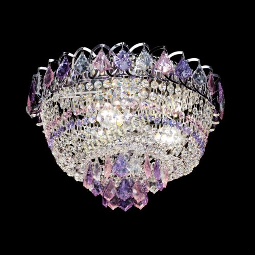 Люстра Астра дубик ровозо-фиолетовая в Самаре Гусь Хрустальный