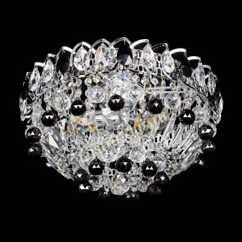 Люстра Астра Шар №3 Черная в Самаре Гусь Хрустальный