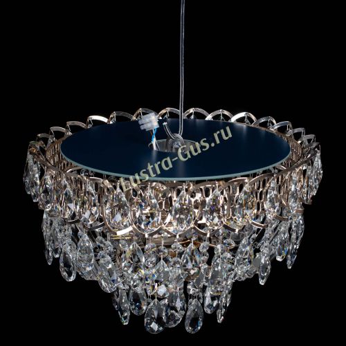 Люстра Астра Шар №3 с журавликами в Самаре Гусь Хрустальный