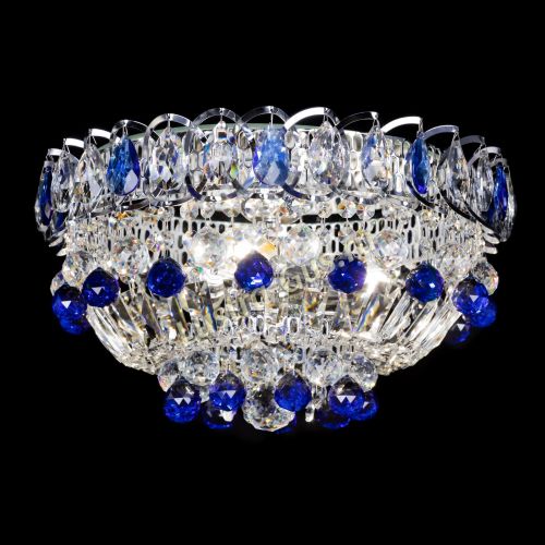 Люстра Астра Шар №3 Синяя в Самаре Гусь Хрустальный