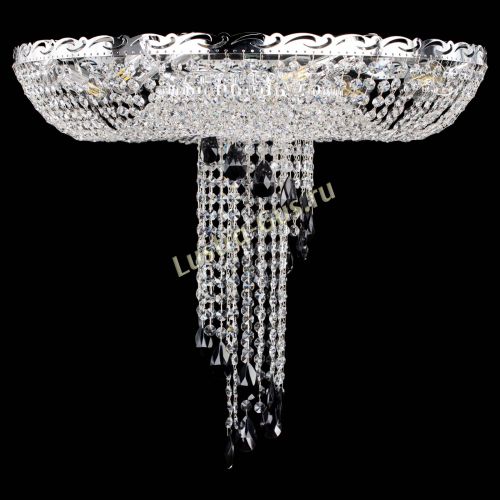 Люстра Диана №1 черная в Самаре Гусь Хрустальный