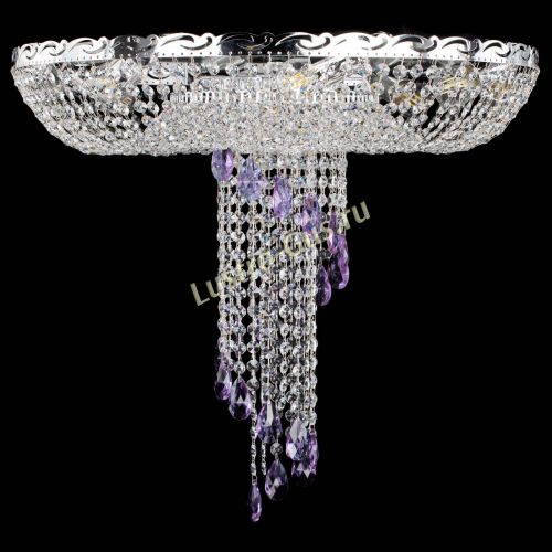 Люстра Диана №1 фиолетовая в Самаре Гусь Хрустальный