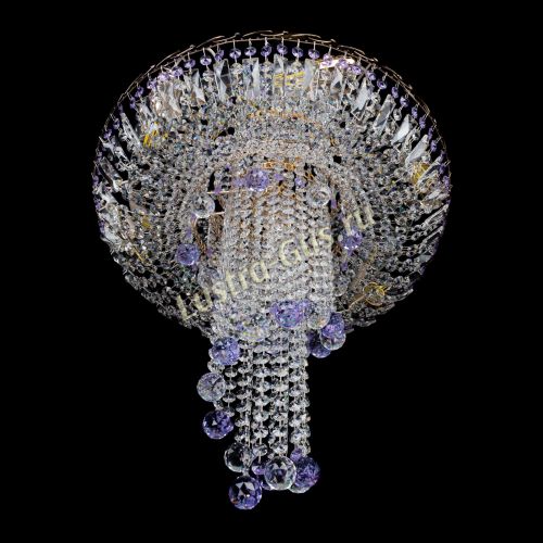 Люстра Диана №6 Шар 30 фиолетовая в Самаре Гусь Хрустальный