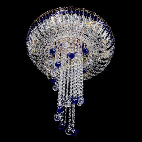 Люстра Диана №6 Шар 30 синяя в Самаре Гусь Хрустальный