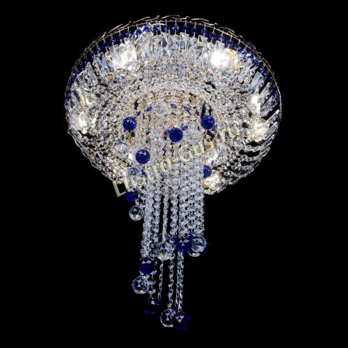 Люстра Диана №6 Шар 30 синяя в Самаре Гусь Хрустальный