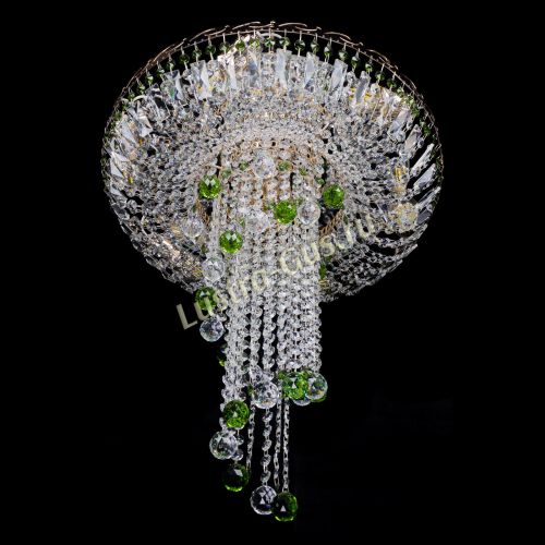 Люстра Диана №6 Шар 30 зеленая в Самаре Гусь Хрустальный