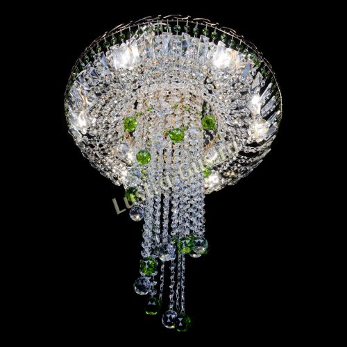 Люстра Диана №6 Шар 30 зеленая в Самаре Гусь Хрустальный