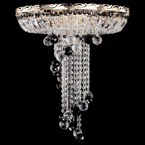 Люстра Диана №6 Шар 40 черная в Самаре Гусь Хрустальный