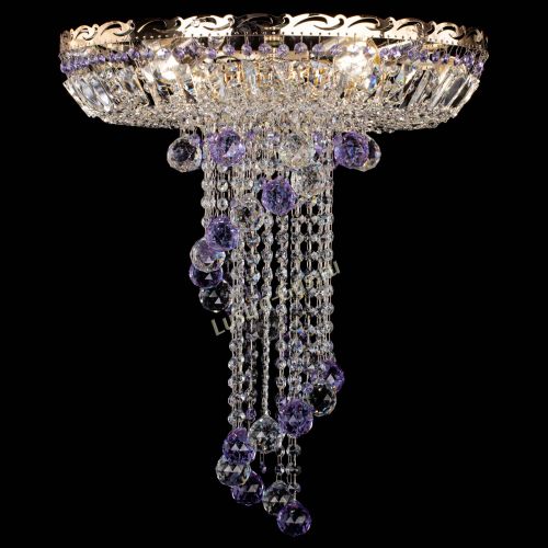 Люстра Диана №6 Шар 40 фиолетовая в Самаре Гусь Хрустальный