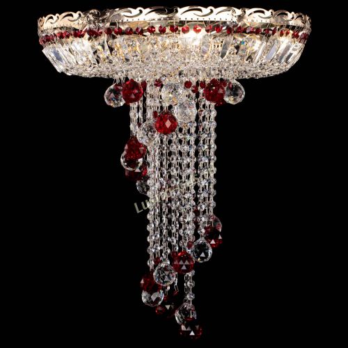 Люстра Диана №6 Шар 40 красная в Самаре Гусь Хрустальный