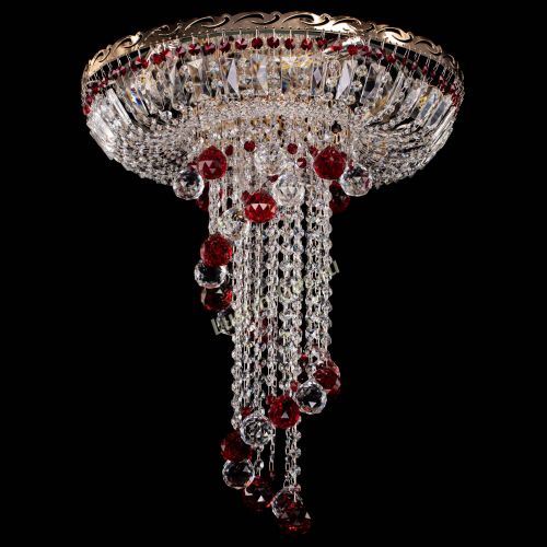 Люстра Диана №6 Шар 40 красная в Самаре Гусь Хрустальный