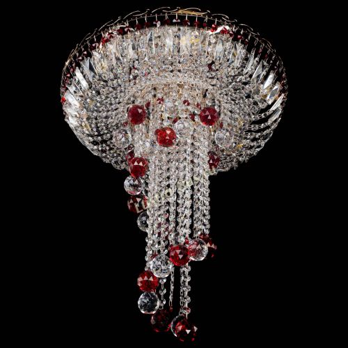 Люстра Диана №6 Шар 40 красная в Самаре Гусь Хрустальный